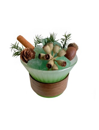 Natural Green Fluorite Diffuser Crystal Ornament