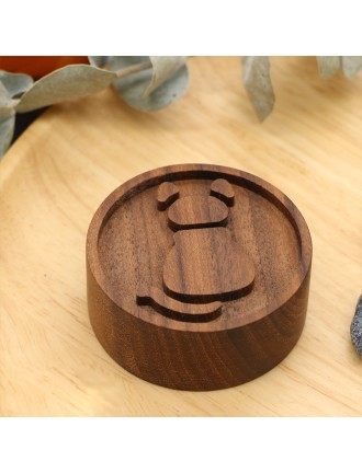 Cat Back View Essential Oil Diffuser Wood