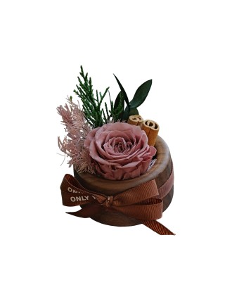 Dried Flower Decorative Wooden Diffuser