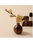 Black Walnut Wood Vase with Aromatherapy